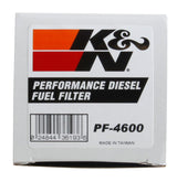 K&N 2014-2015 Jeep Grand Cherokee 3.0L V6 Diesel In-Line 4500 Fuel Filter PF-4600