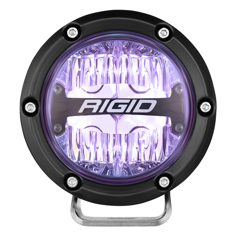 Rigid Industries 360-Series 4in LED Off-Road Drive Beam - RGBW (Pair) 36401