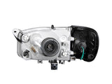 ANZO 1999-2004 Nissan Pathfinder Crystal Headlights Black 111051