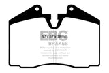 EBC 89-95 Ferrari 348 3.4 Redstuff Front/Rear Brake Pads (Axle Set Only) DP3612C
