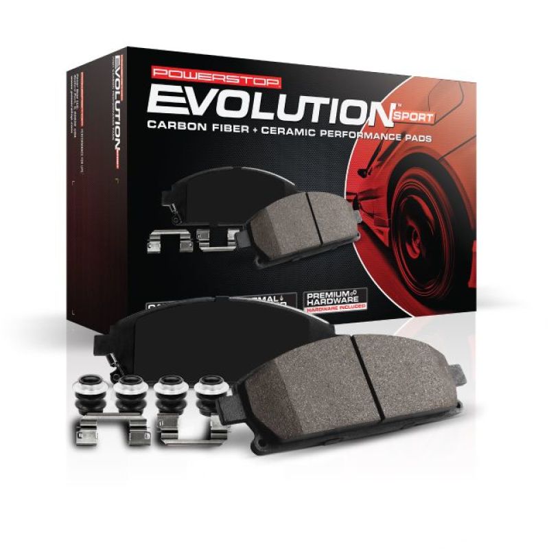 Power Stop 12-19 Ford F-250 Super Duty Front Z23 Evolution Sport Brake Pads w/Hardware Z23-1680