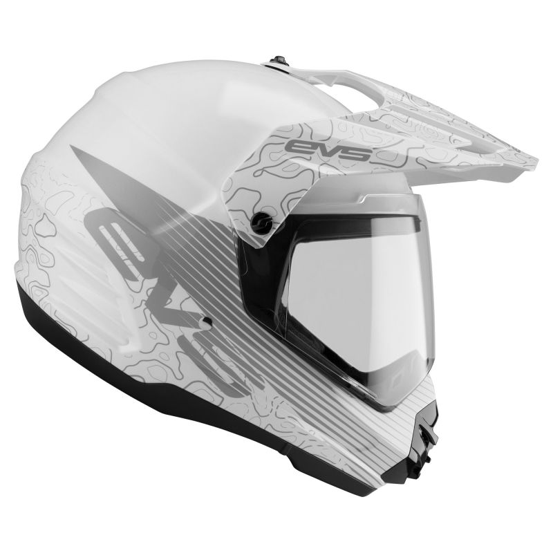 EVS Dual Sport Helmet Venture Arise White - Large DSHE18VA-W-L