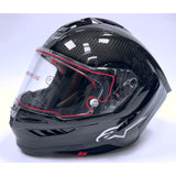 ALPINESTARS Supertech R10 Helmet - Solid - Carbon Black - Large 8200124-1902-L