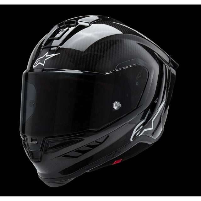 ALPINESTARS Supertech R10 Helmet - Solid - Carbon Black - Medium 8200124-1902-M