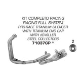 71037GP  Arrow Pro-Race Full System Exhaust for Yamaha MT-07 2021-2024