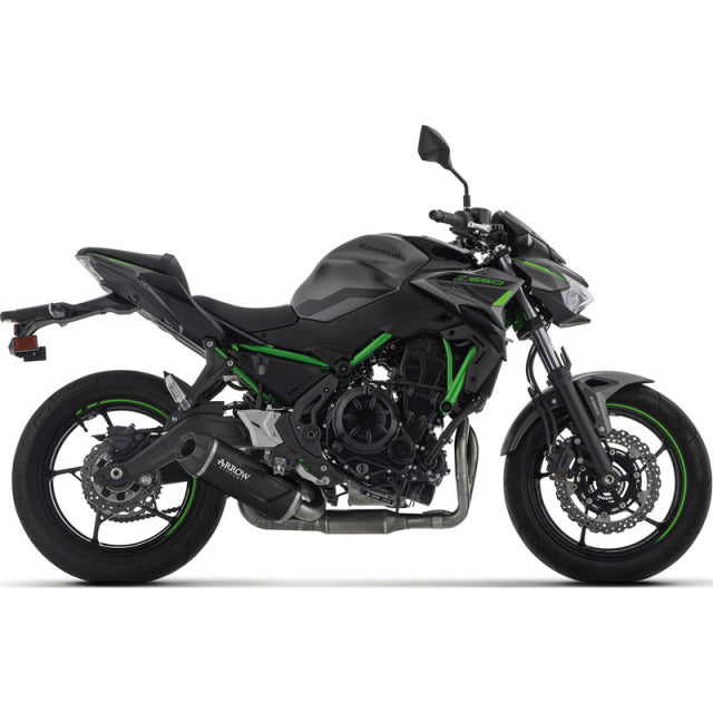 Arrow 71965AKN Indy Race EVO Full Exhaust, Aluminium Dark for Kawasaki Ninja 650/Z650 2024-2026