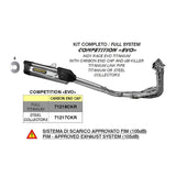 Arrow Yamaha Yzf R6 '17/21 Volltitansystem -Wss 2021 Weltcup-Siegerkit- 71218ckz