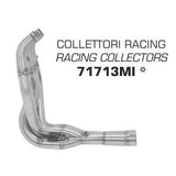 Arrow Kawasaki ZX-6R 636'19 Edelstahlkrümmer ohne Katalysator für Original- oder Arrow-Schalldämpfer 71713mi