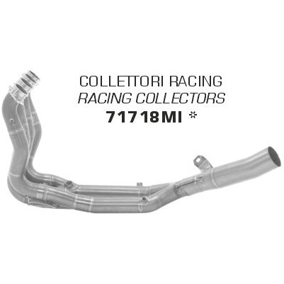 IN STOCK Arrow stainless steel Racing Exhaust Collector Header for BMW S1000RR 2020 to 2025 / S1000R/ M1000RR 2020-2024 71718MI