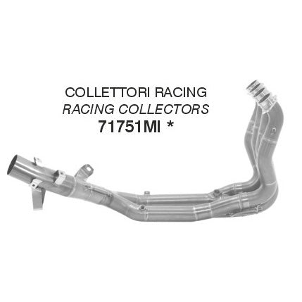 Arrow 71751MI Racing Exhaust Collector for BMW S1000XR 20-24  71751MI