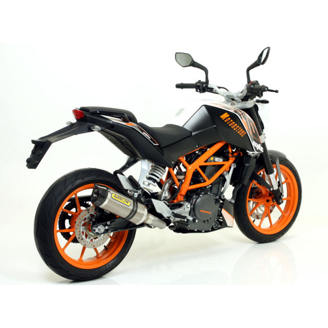 71813PK  Arrow Street Thunder Exhaust, Titanium for KTM RC 125 / RC  390 Duke 390 13-16