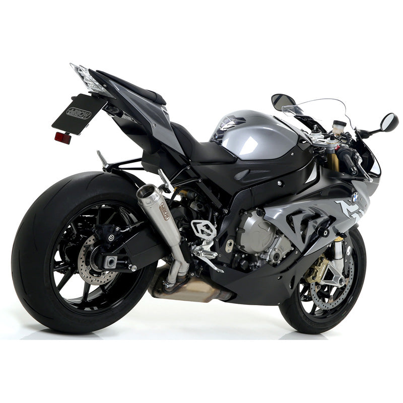 Arrow BMW S1000RR '17 Homologierter Nichrom Pro Race Schalldämpfer mit geschweißtem Verbindungsrohr für Original- und Arrow-Sammler 71868pri