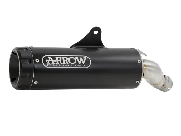 Arrow kawasaki z900rs silenciador rebel nichrom dark homologado con fondo de aluminio negro para coleccionistas originales o flecha 74506rbn