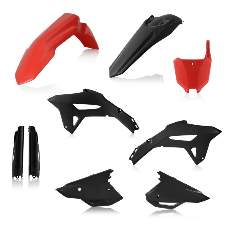 Acerbis 22+ Honda CRF250R/21-24 CRF450R Full Plastic Kit - Red/Black 2858921042