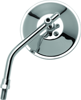 BikeMaster 4in Adjustable Round Mirror 10mm - Each - Chrome 600800