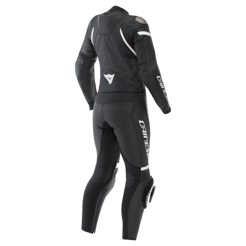 DAI Vigorosa 2PC Leather Suit Black/White Size - 40