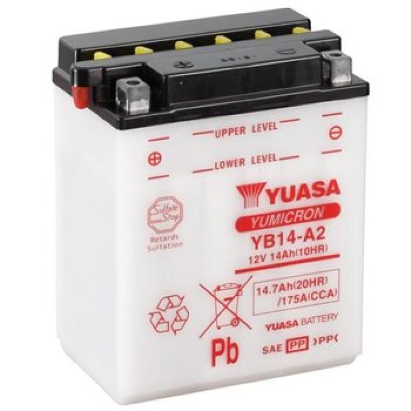 Yuasa YB14L-A2 Yumicron CX 12 Volt Battery YUAM2214YIND