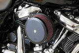 K&N 17-18 Harley Davidson Road Glide Hammer Black Street Metal Intake System RK-3954B