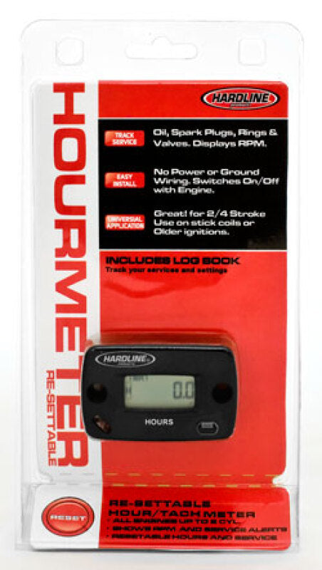 Hardline Resettable Hour Meter w/Service Alerts HR-8067-2