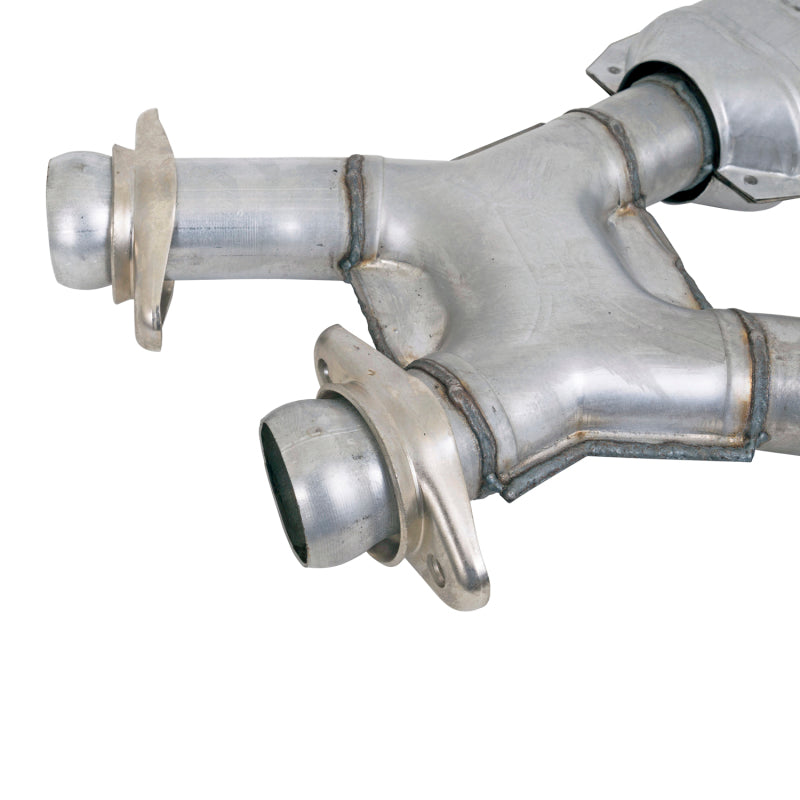 BBK 94-95 Mustang 5.0 Short Mid X Pipe With Catalytic Converters 2-1/2 For BBK Long Tube Headers 1672