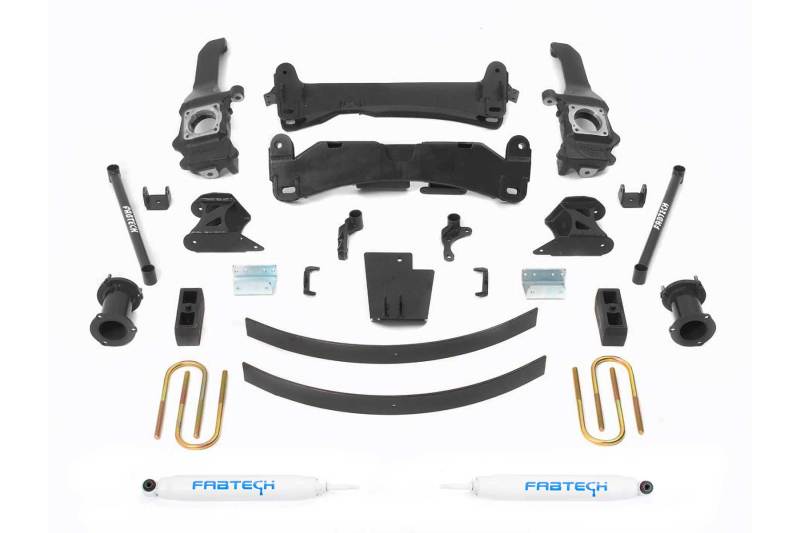 Fabtech 05-14 Toyota Tacoma 4WD/ 2WD 6 Lug Models Only 6in Basic Sys w/Perf Shks K7019