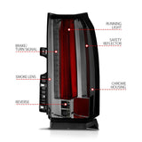 ANZO 2015-2017 Chevrolet Suburban/Tahoe LED Taillights Smoke 311279