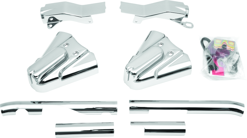 Kuryakyn Swingarm Cover Kit - Unlighted 86-99 Softail Models Chrome 8288