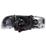 ANZO 1999-2006 Gmc Sierra 1500 Projector Headlights w/ U-Bar Chrome 111304
