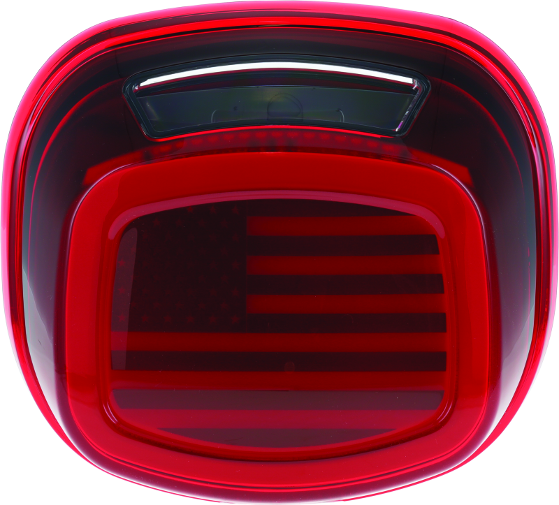 Kuryakyn Freedom Taillight Red Lens With License Light 2924