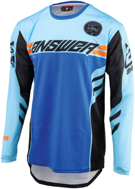 Answer 25 Arkon Nitrus Jersey Blue/Black/Hyper Orange - XS 442472