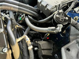 J&L 2024 Ford Mustang GT w/ Whipple Supercharger Oil Separator 3.0 PCV Side - Black Anodized 3092P-B