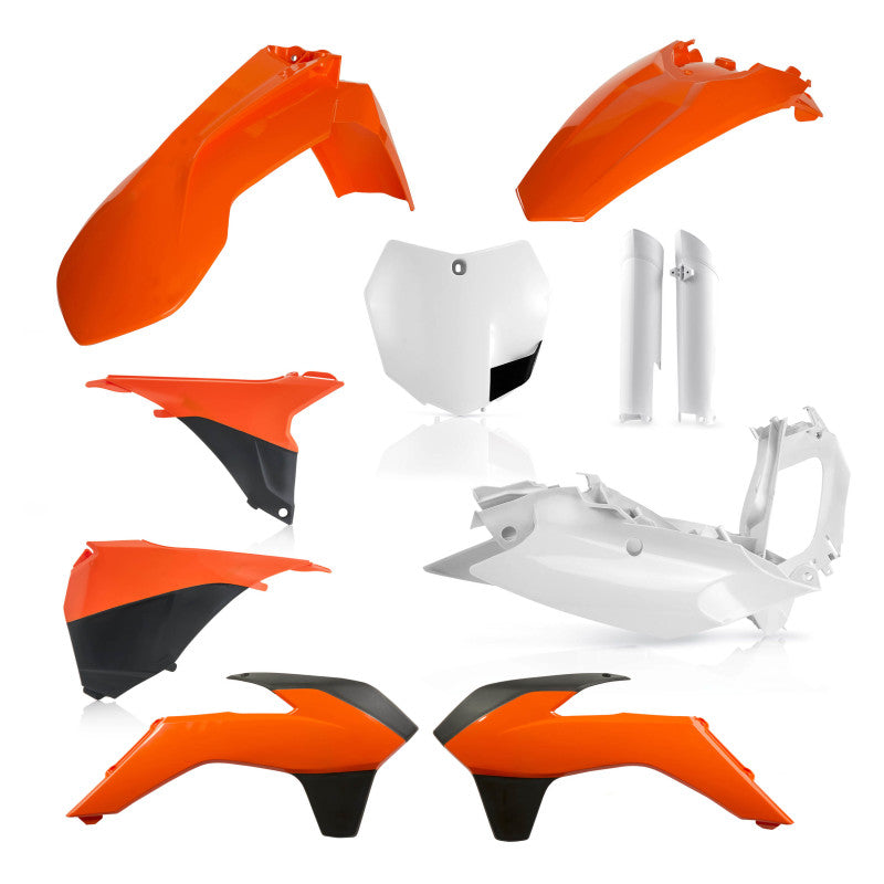 Acerbis 13-14 KTM SX/SX-F/XC/XC-F 125-450 Full Plastic Kit - 16 Orange 2449585226