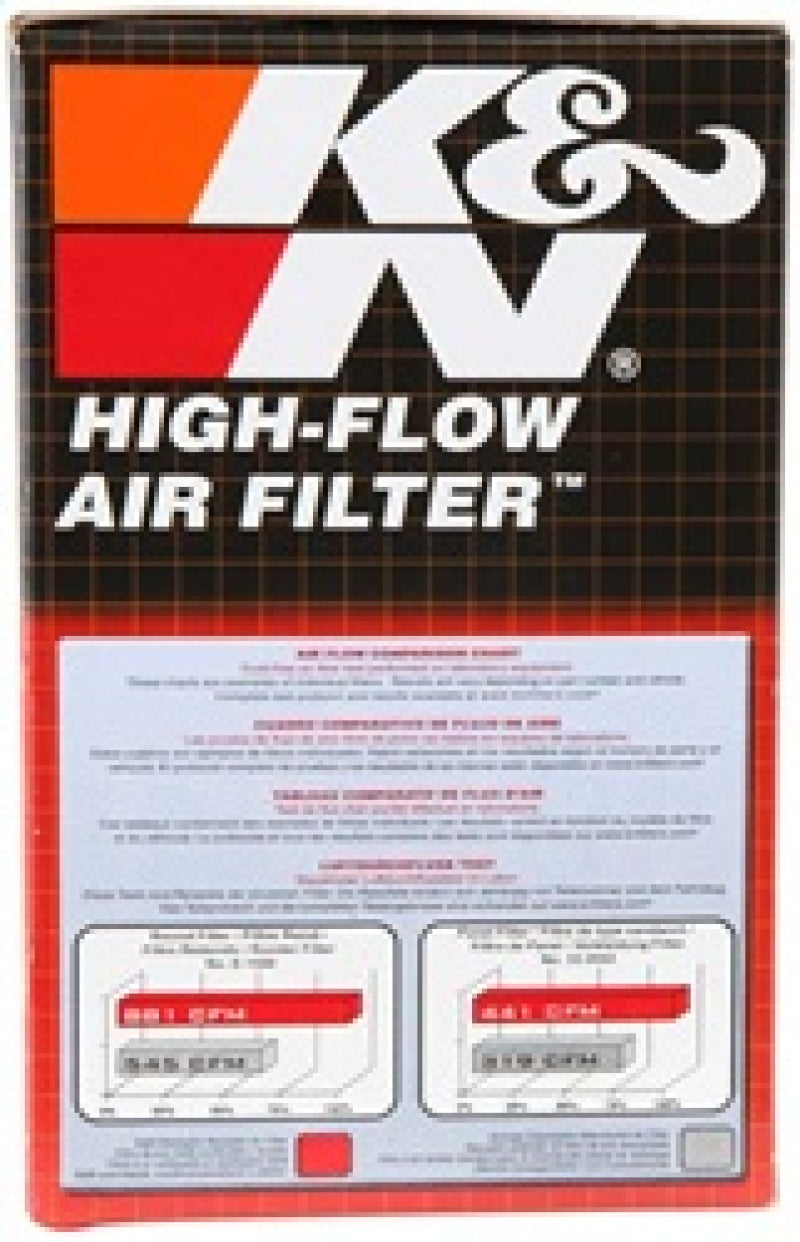K&N Universal Rubber Filter 2.063 inch FLG 3.5 inch OD 5 inch Height RA-0510