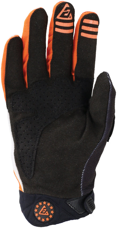 Answer 25 Peak Flo Gloves Black/Hyper Orange/White - 2XL 442805