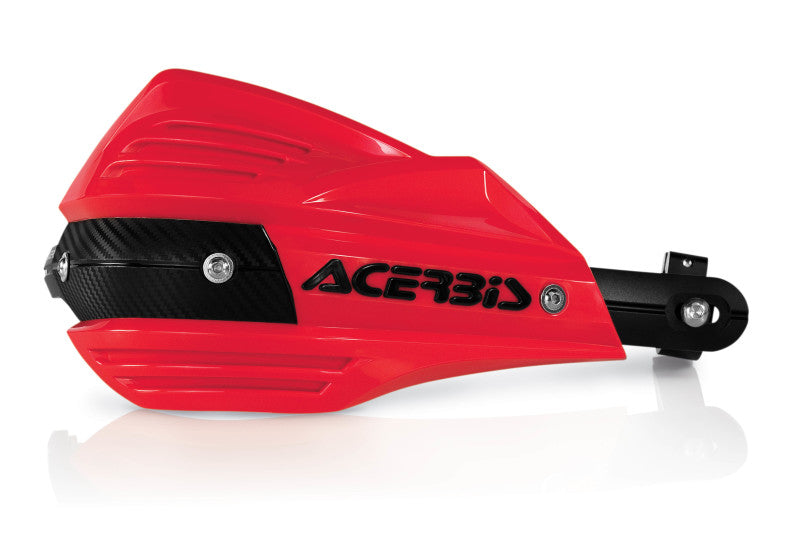 Acerbis X-Factor Handguard - Red w/Black Logo 2374190004