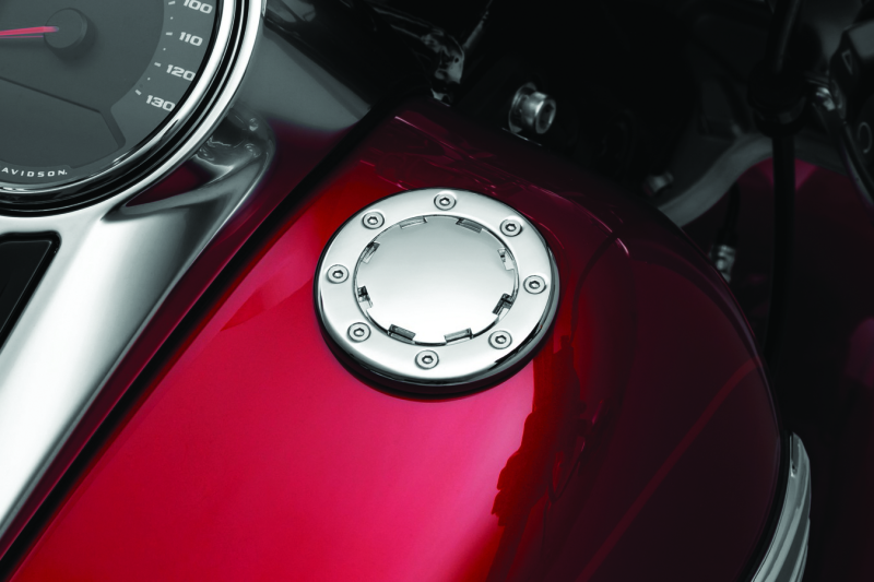 Kuryakyn Vented Flush Mount Gas Cap Chrome 7434