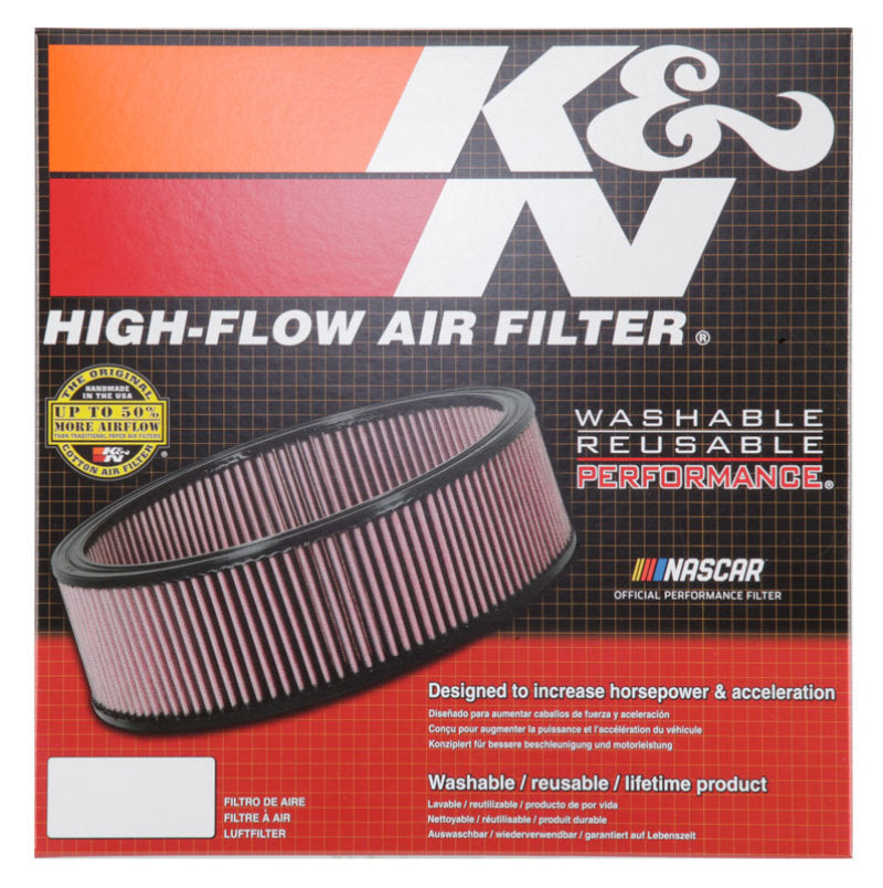 K&N Custom Air Filter 14in OD / 12in ID / 3.5in Height Round Filter E-3745