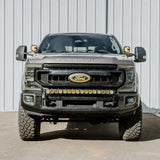 KC HiLiTES 11-16 Ford Super Duty Front Bumper Light Bar Mount For 40in Flex Era LED Light Bar 7353