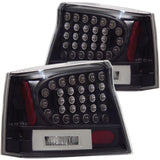 ANZO 2006-2008 Dodge Charger LED Taillights Black 321014