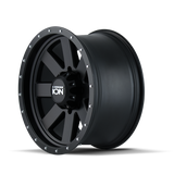 ION Type 134 20x9 / 5x139.7 BP / 18mm Offset / 108mm Hub Matte Gunmetal/Black Beadlock Wheel