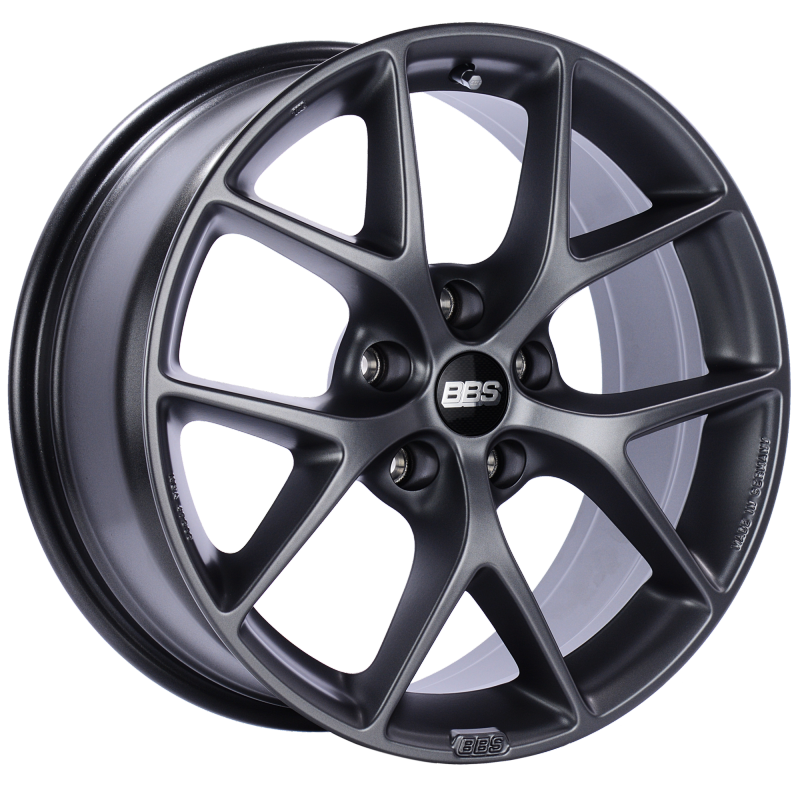 BBS SR 18x8 5x114.3 ET50 Satin Grey Wheel -82mm PFS/Clip Required SR023SG