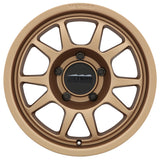 Method MR702 17x8.5 0mm Offset 5x5 71.5mm CB Method Bronze Wheel