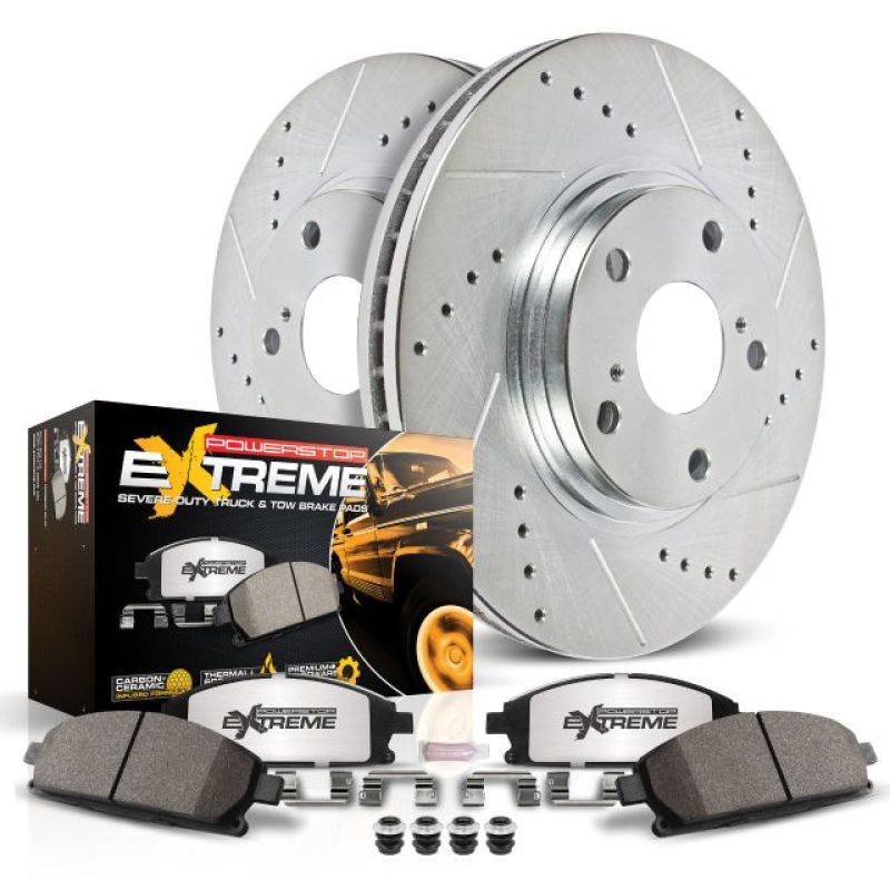 Power Stop 03-09 Lexus GX470 Front Z36 Truck & Tow Brake Kit K2421-36