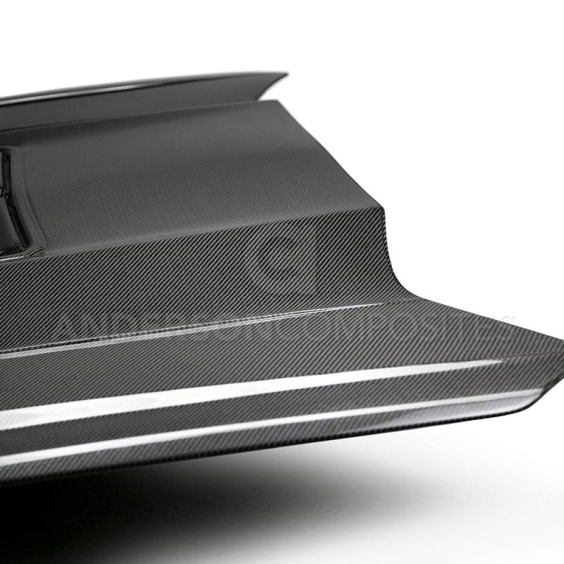 Anderson Composites 16-19 Chevrolet Camaro Double Sided Carbon Fiber Type-T2 Style Hood AC-HD19CHCAM-T2-DS