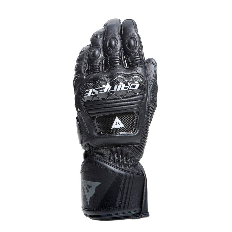 Dainese Druid 4 Leather Gloves Black/Black/Charcoal-Gray - XS 201815959-79G-XS