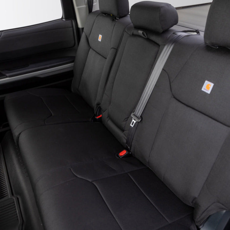 Covercraft 19-24 Dodge Ram Carhartt Super Dux PrecisionFit Custom Second Row Seat Covers - Black GTD4195COBK