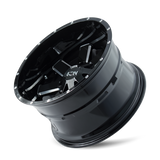 ION Type 141 17x9 / 5x114.3 BP / 18mm Offset / 87mm Hub Gloss Black Milled Wheel