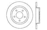 StopTech 04-10 Mazda3 Slotted & Drilled Left Rear Rotor