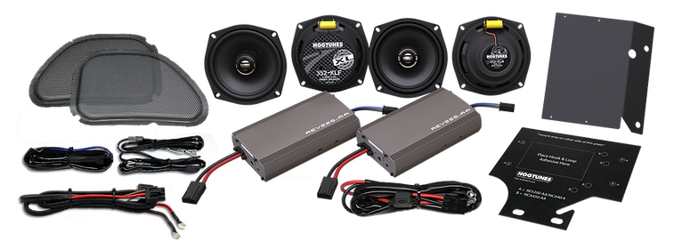 HOGTUNES Dual Amp/Speaker Kit - Road Glide 2011-2013 RG ULTRA KIT-XL