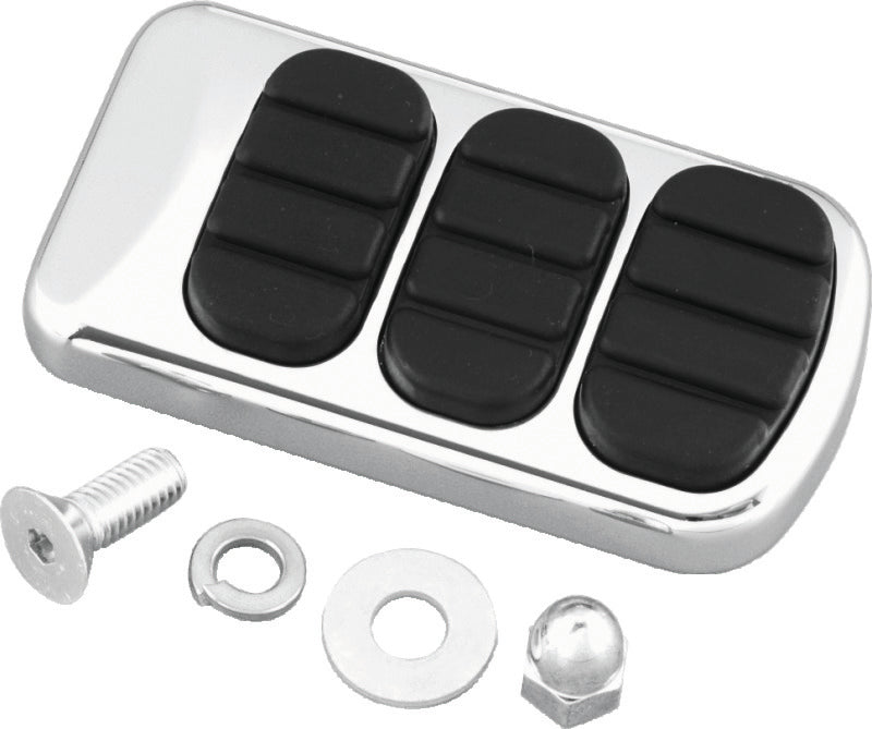 Kuryakyn ISO Standard Brake Pedal Pad Chrome 8027